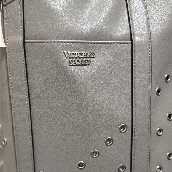 NWT Victoria\'s Secret Gray Studded Women\'s Backpack & Business Tote. Versatile. main image 5